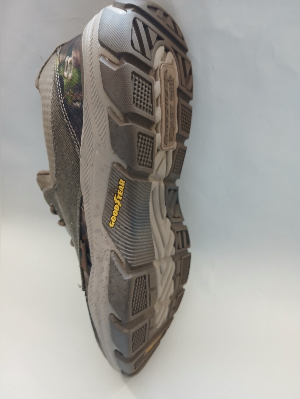 Skechers Men's Olive Brown Lace-Up Casual Sneaker - Picture 7 of 16